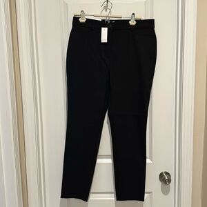 LOFT Black Curvy Sutton Skinny Pants